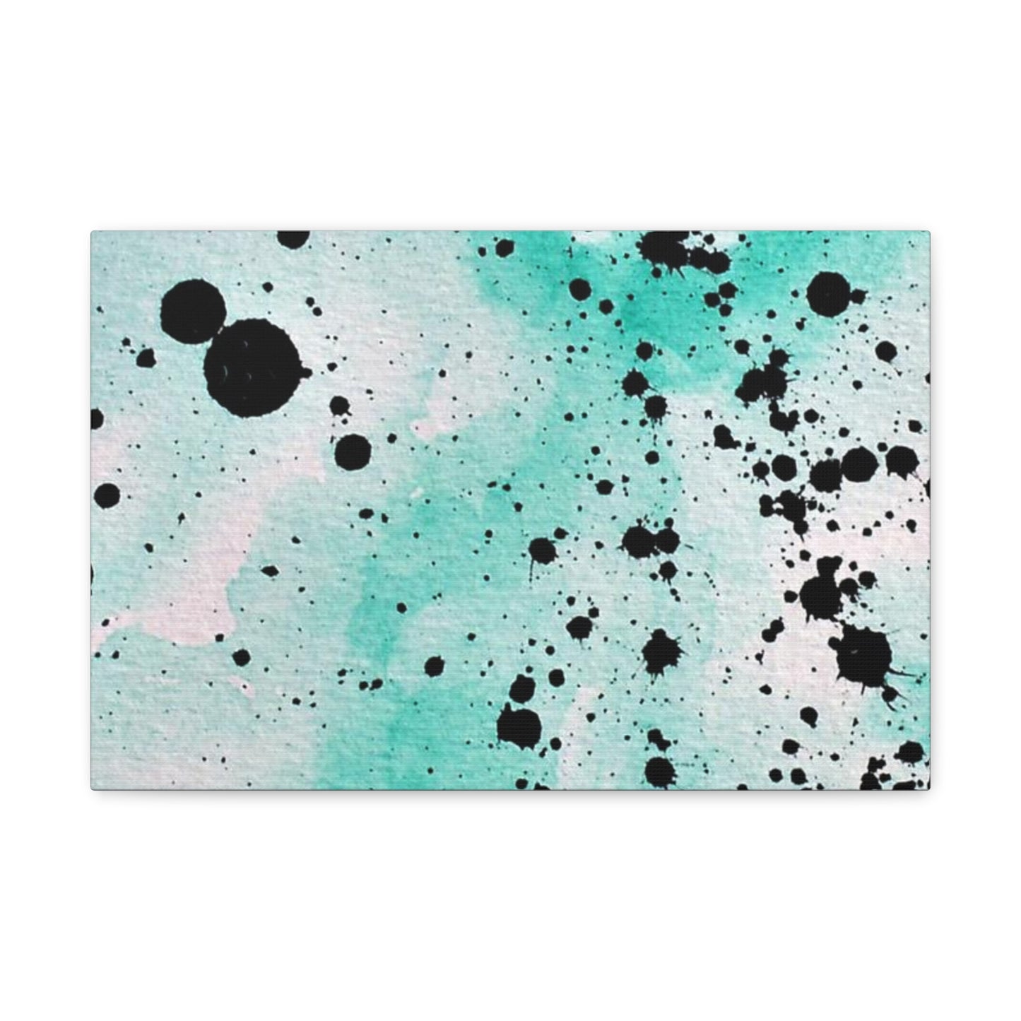 Teal Burst Canvas Gallery Wraps