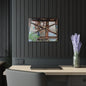 Urban Rusted Bridge Graffiti Acrylic Print French Cleat Hanging - 20″ x 16″ (Horizontal) 0.25'' - Home Decor