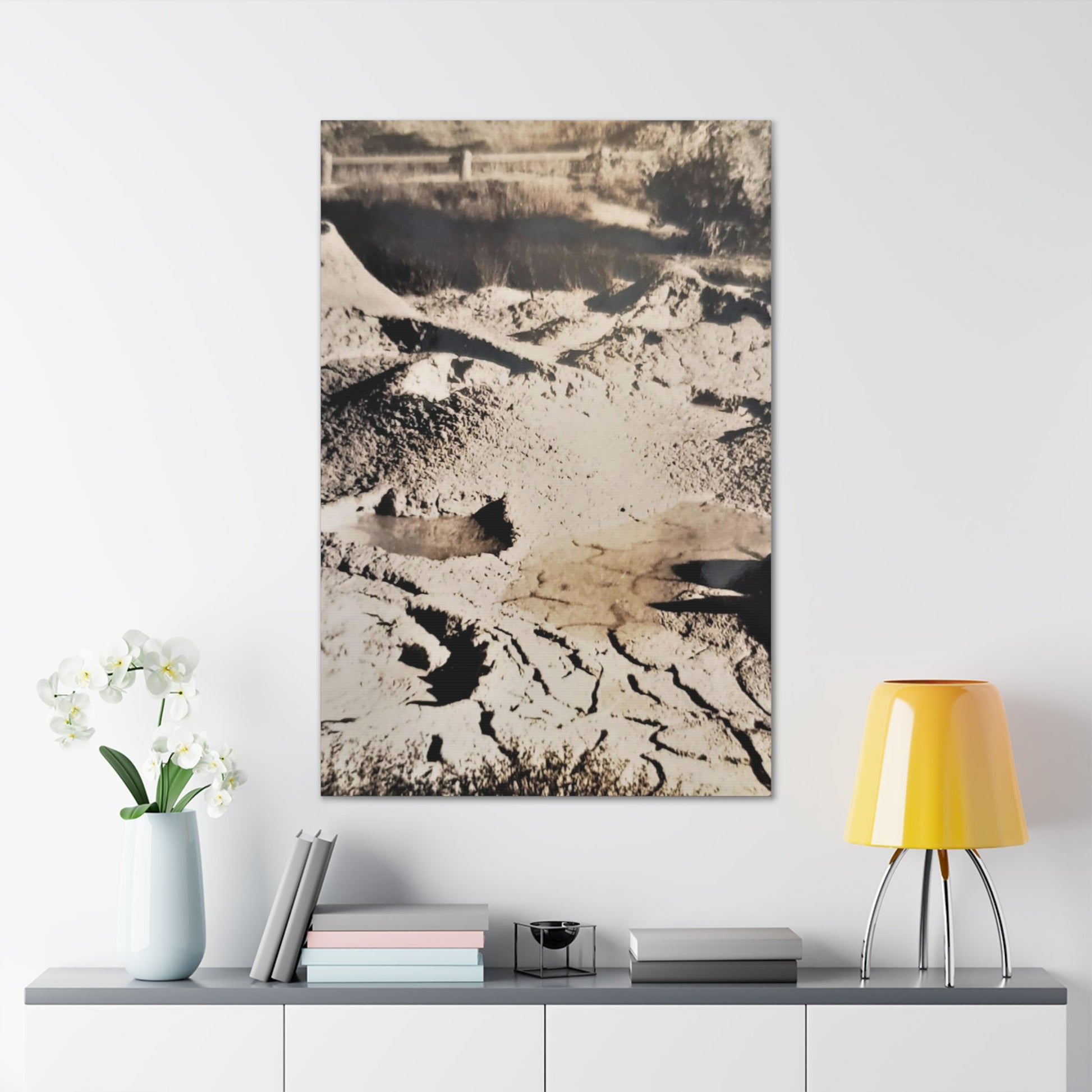 Yellowstone West Thumb Paint Pots Canvas Gallery Wraps - 32″ x 48″ 1.25" - Canvas