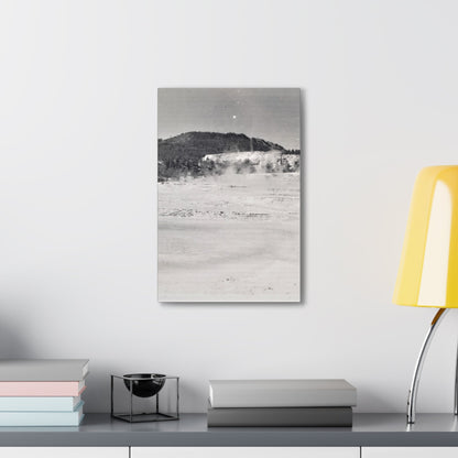 Mammoth Hot Springs Yellowstone Canvas Gallery Wraps 12" x 18" 1.25"
