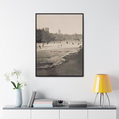 Central Park Gallery Canvas Wraps, Vertical Frame 30″ x 40″ 1.25" Black