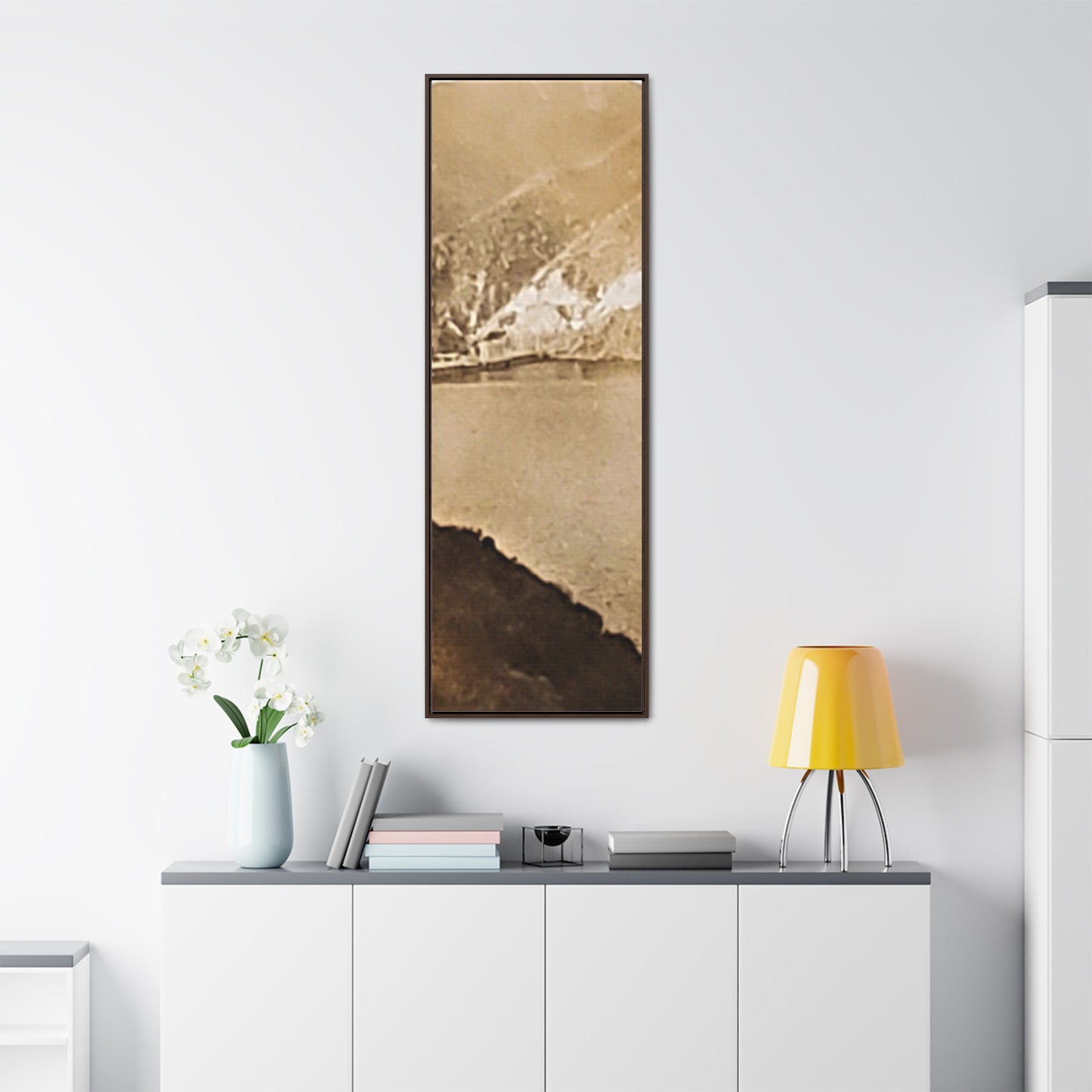 Morris Dam Lake Gallery Canvas Wraps, Vertical Frame