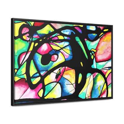 Peacock Gallery Canvas Wraps, Horizontal Frame