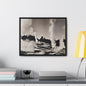 Norris Geyser Yellowstone Gallery Canvas Wraps Horizontal Frame 20″ x 16″ Black 1.25"