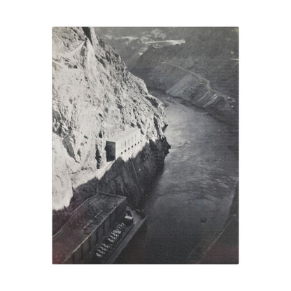 Boulder Dam Satin Canvas Stretched 11″ x 14″ (Vertical) 1.5"