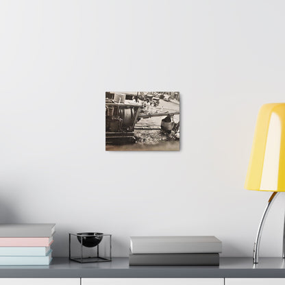 Concrete Worker Canvas Gallery Wraps 10″ x 8″ 1.25"
