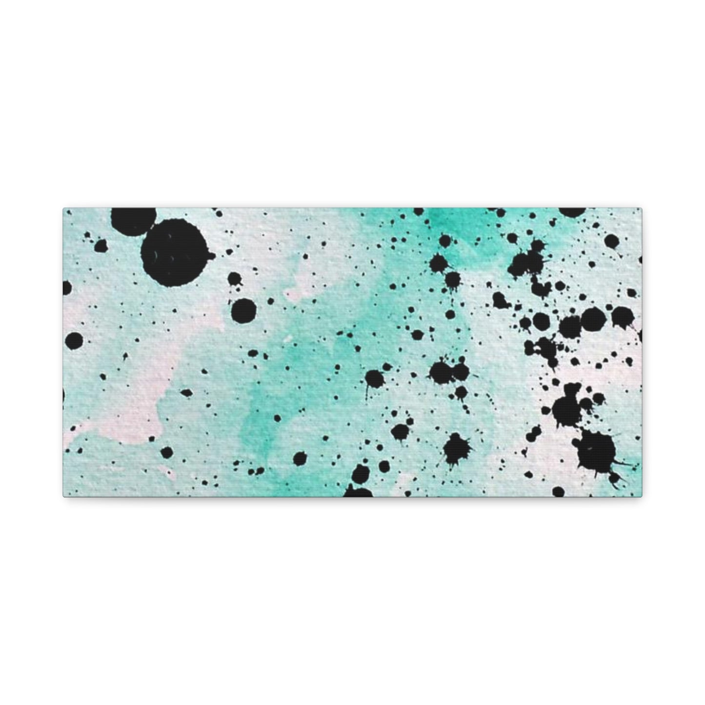 Teal Burst Canvas Gallery Wraps