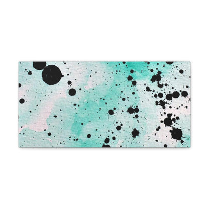 Teal Burst Canvas Gallery Wraps 20″ x 10″ 1.25"