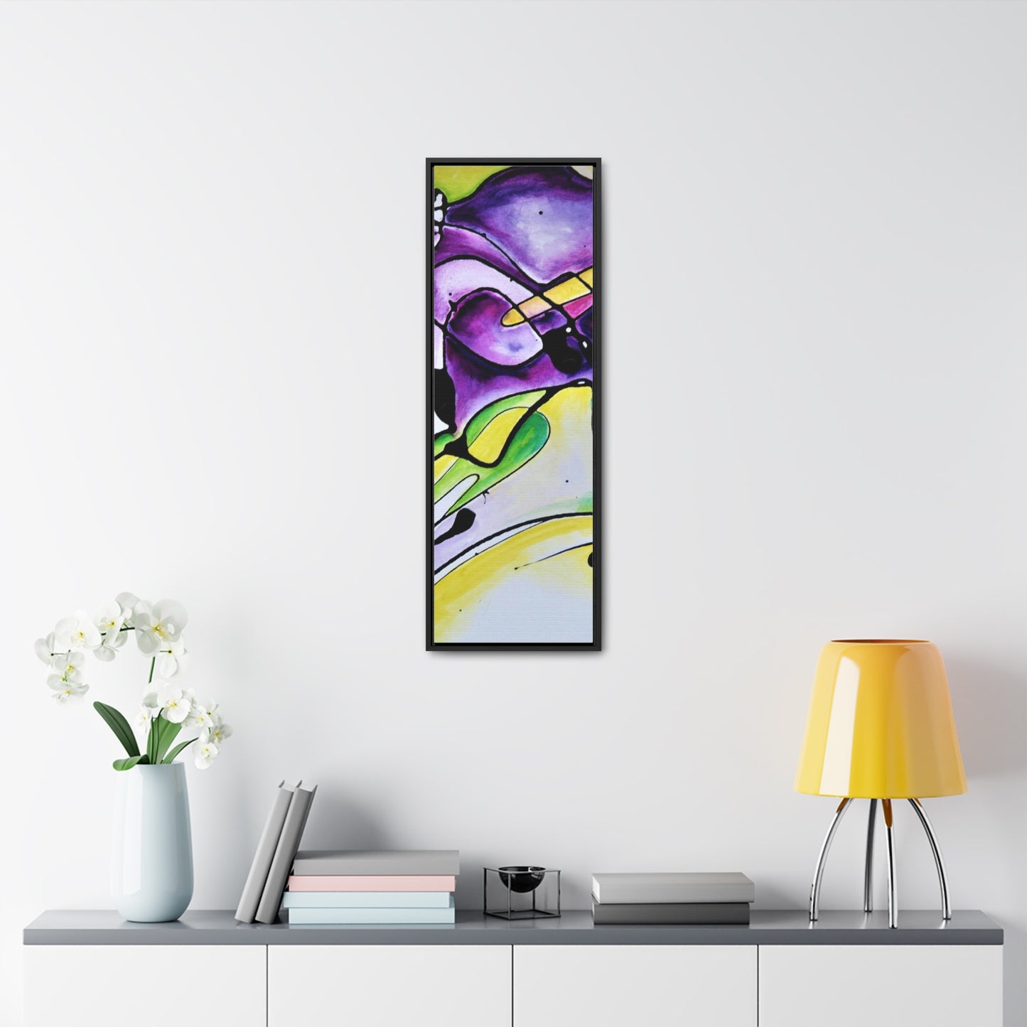 Purple Mountains Gallery Canvas Wraps, Vertical Frame