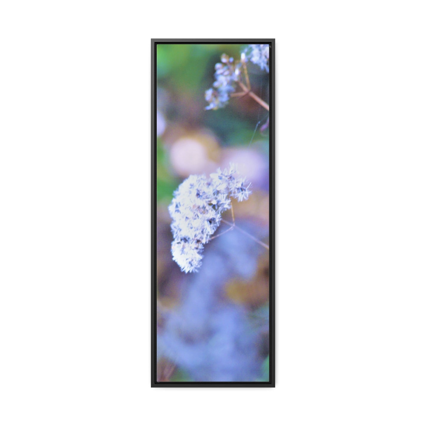 Macro Blue Gallery Canvas Wraps, Vertical Frame