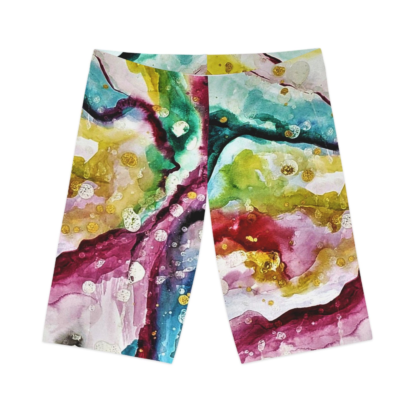 Cosmic Face Women's Bike Shorts