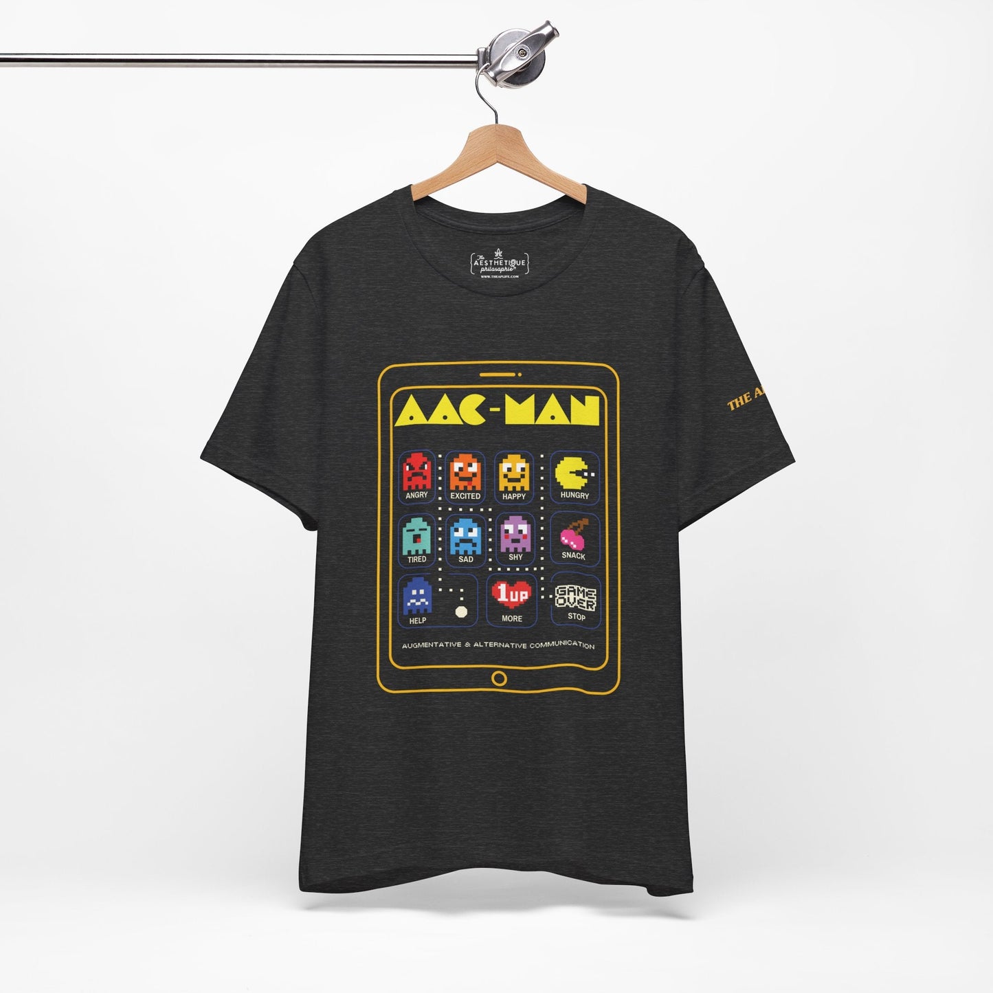 AAC Man - Communication - Retro Gaming Style - Adult Unisex Jersey Short Sleeve Tee- The Aesthetique Philosophie- {{Product type}}