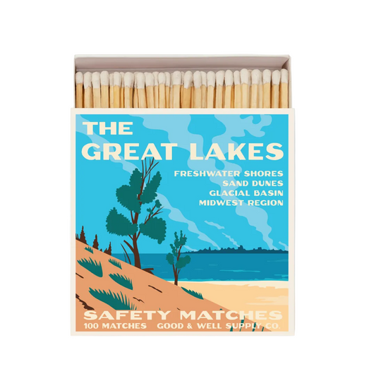Great Lakes Vintage National Park Cabin Matches - - matches