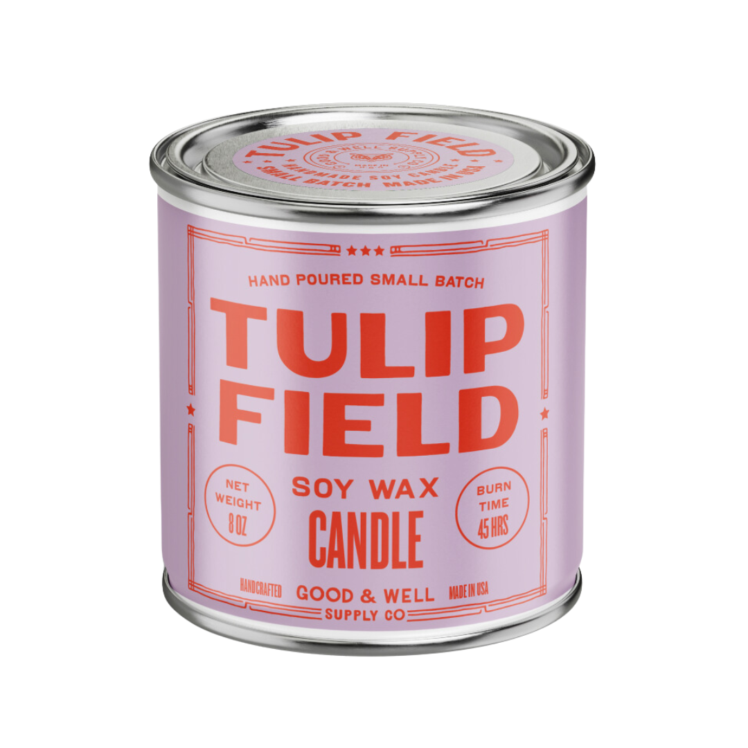 Tulip Field Happy Place Candle - - Candles
