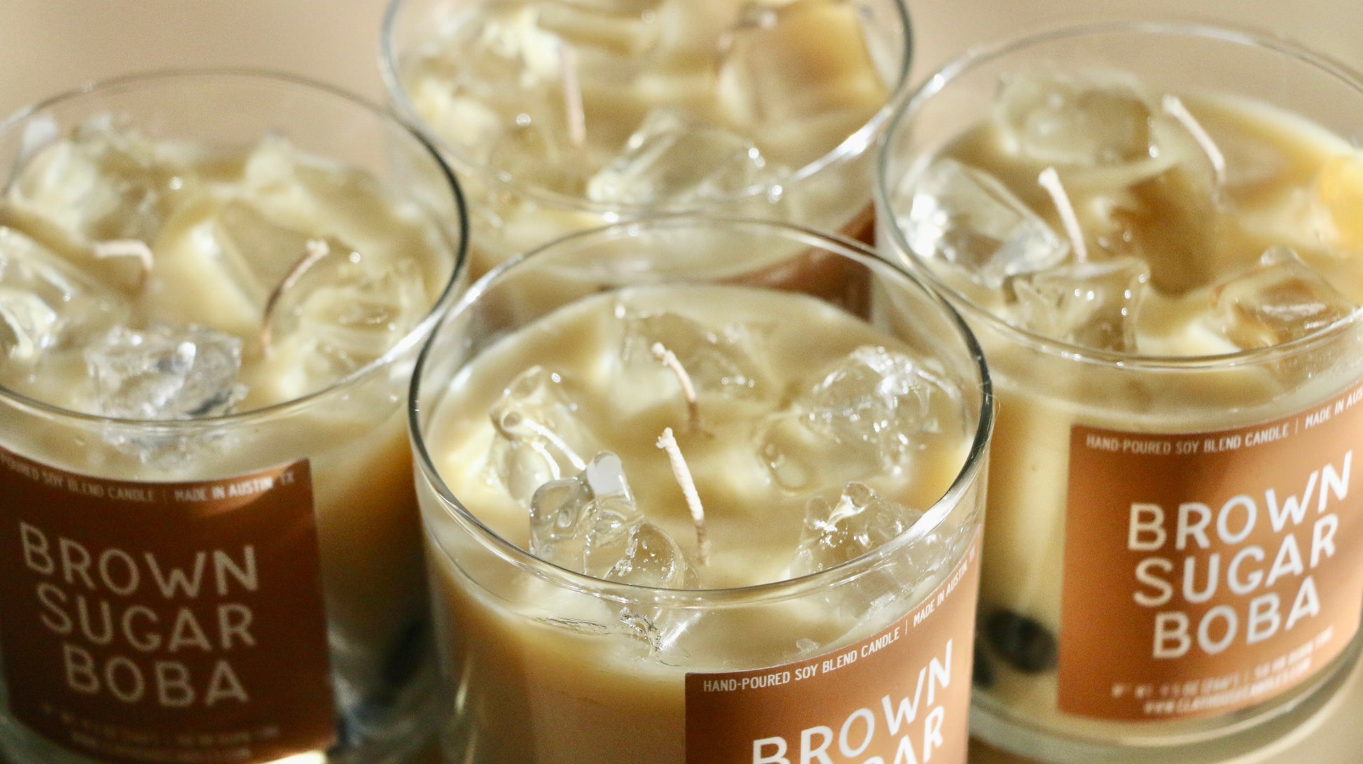 Brown Sugar Boba Container Candle - - Candles