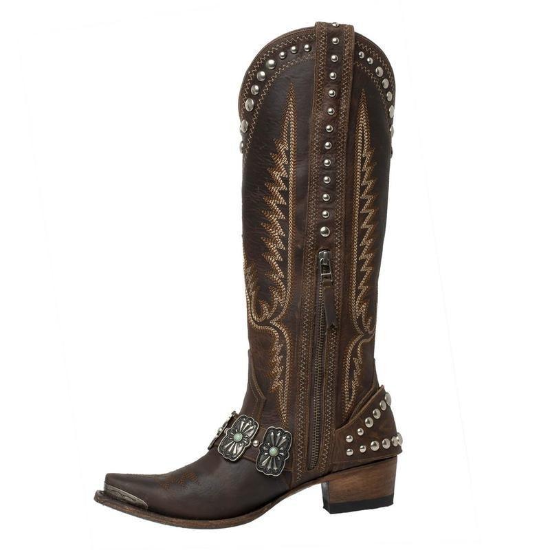 Women’s Custom Embellished Cowgirl Boots- Country in My Heart- {{Product type}}