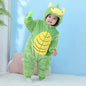 Childrens Long Sleeved Pajamas 9 Months green yellow