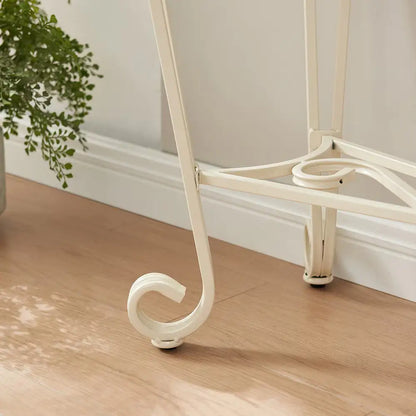 Tempered Glass Console Table with Storage Shelves - Kia Day Design