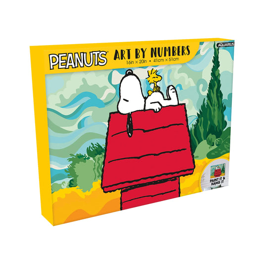 AQUARIUS - Peanuts Snoopy Chill Art by Numbers - - puzzle