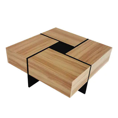 Unique Design Coffee Table With 4 Hidden Storage Compartments Kia Day Design
