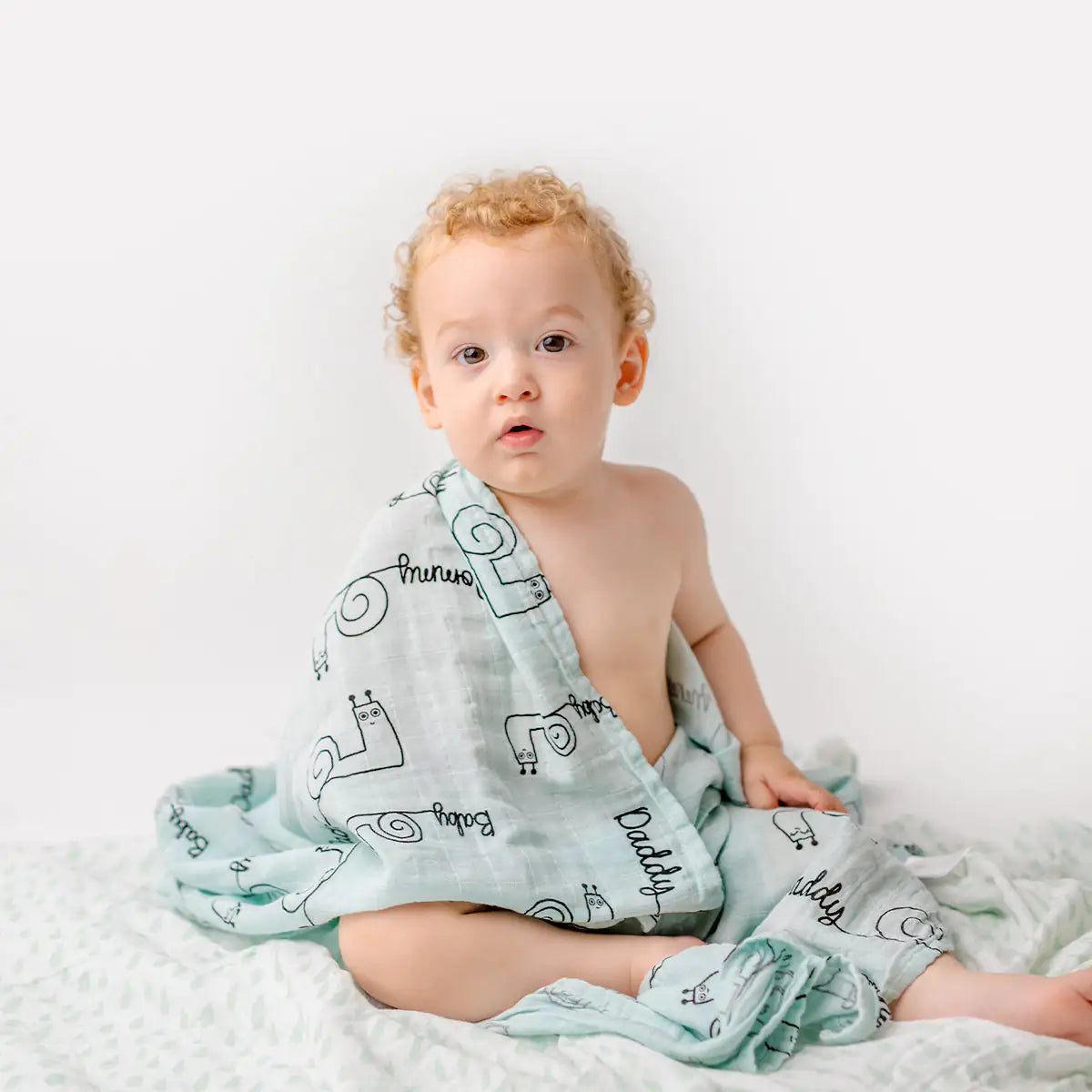 Milk&Moo Set of  2 Sangaloz Baby Muslin Swaddle Blanket