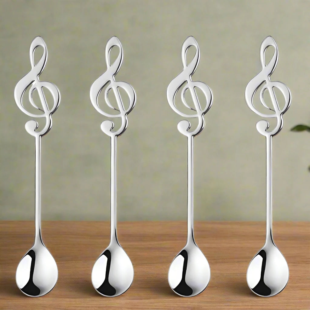 Musical Note Coffee Spoons