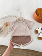 Korean Toddler Baby Pure Cotton Clothes light tan 100cm 2-3T