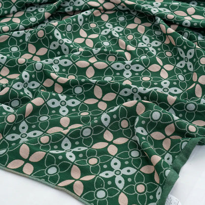 Bamboo Fiber Summer Blanket with Floral Design Kia Day Design