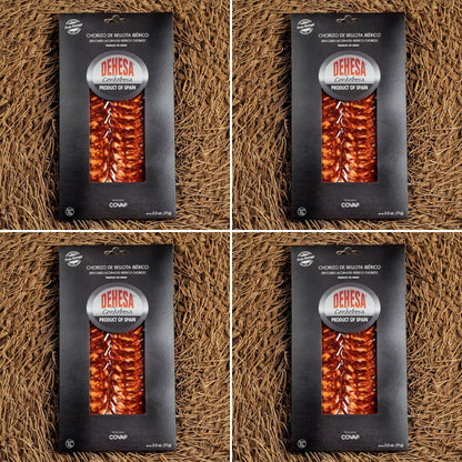Dehesa Cordobesa® Chorizo and Salchichón de Bellota Ibérico 4 Pack - 4 (2.5 Ounces Packages Chorizo) -
