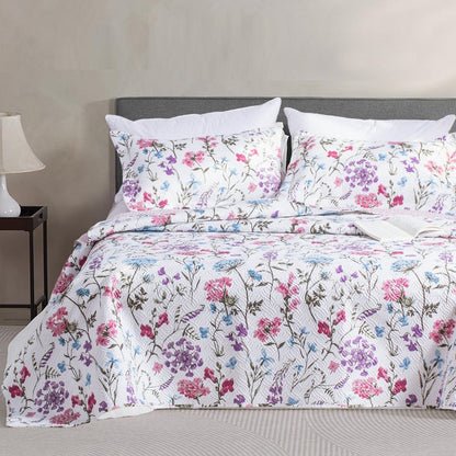 Kasentex Spring Floral Quilt Set- Kasentex- {{Product type}}