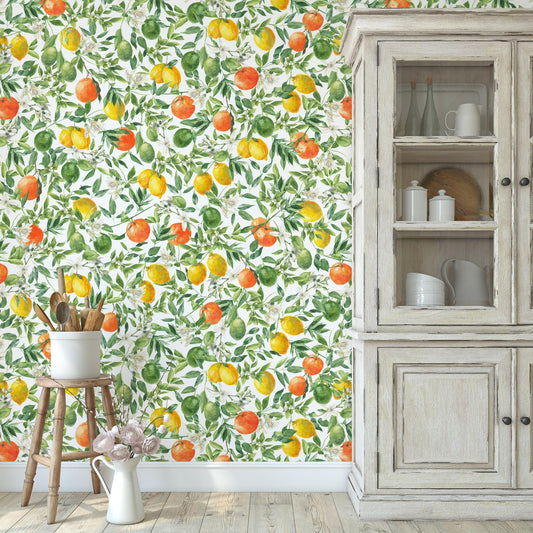 Mediterranean Wallpaper - Peel & Stick LUXE - Wallpaper