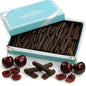 Andy Anand 60% Dark Chocolate Cherry Peel, Vegan, Gluten-Free, 12oz Gift Box (Approx. 43 Hand-Dipped Pieces) – Premium Italian Gourmet Treat - -