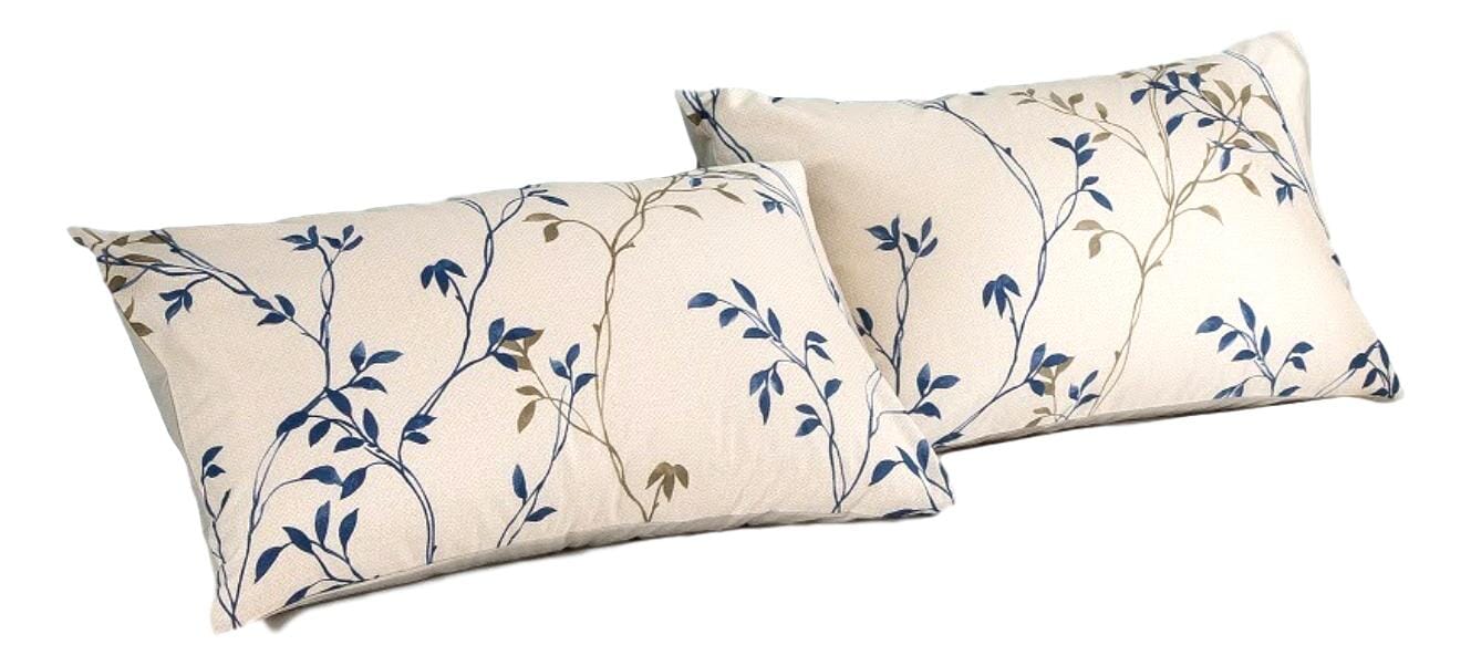Tache Poplin Cotton Elegant Leaf Vine Cream Beige Pillowcase (JHW-842) - - Pillowcase