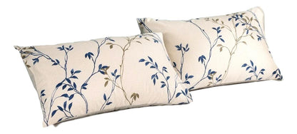 Tache Poplin Cotton Elegant Leaf Vine Cream Beige Pillowcase (JHW-842) - - Pillowcase