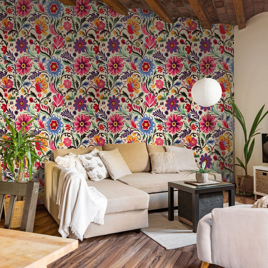 Azalea Wallpaper - Peel & Stick LUXE - Wallpaper