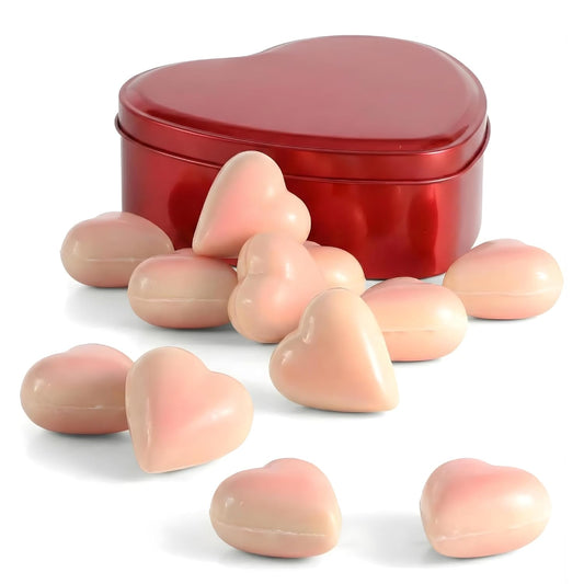 Andy Anand Ruby Chocolate Heart Truffles 18 pc – Natural Berry-Pink Color Fruity Flavor Gluten-Free - - Food & Beverages > Desserts & Sweets > Chocolate