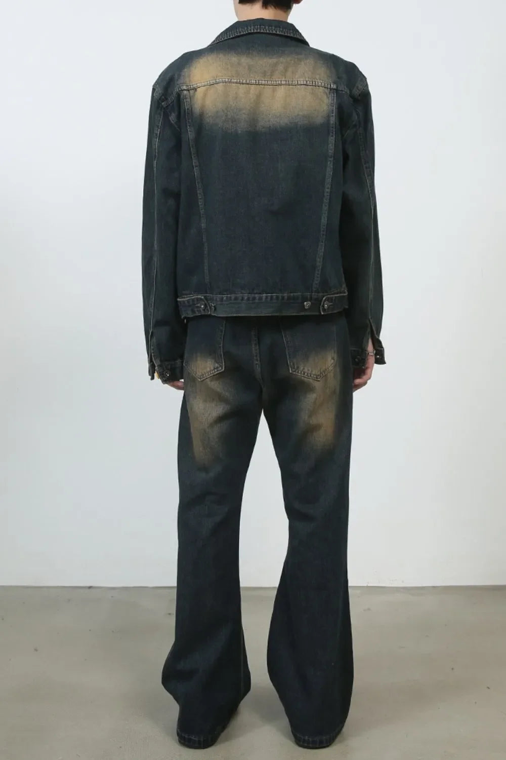 Men's Bootcut Baggy Jeans - -