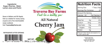 Cherry Jam - 15 oz - - Jam, Butters and Preserves
