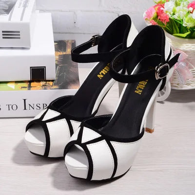 Summer Hollow Buckle Women's Shoes Fish Mouth High Heels Daily Shoes