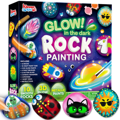 Glowing Rock Art Kit for Kids - - art kit