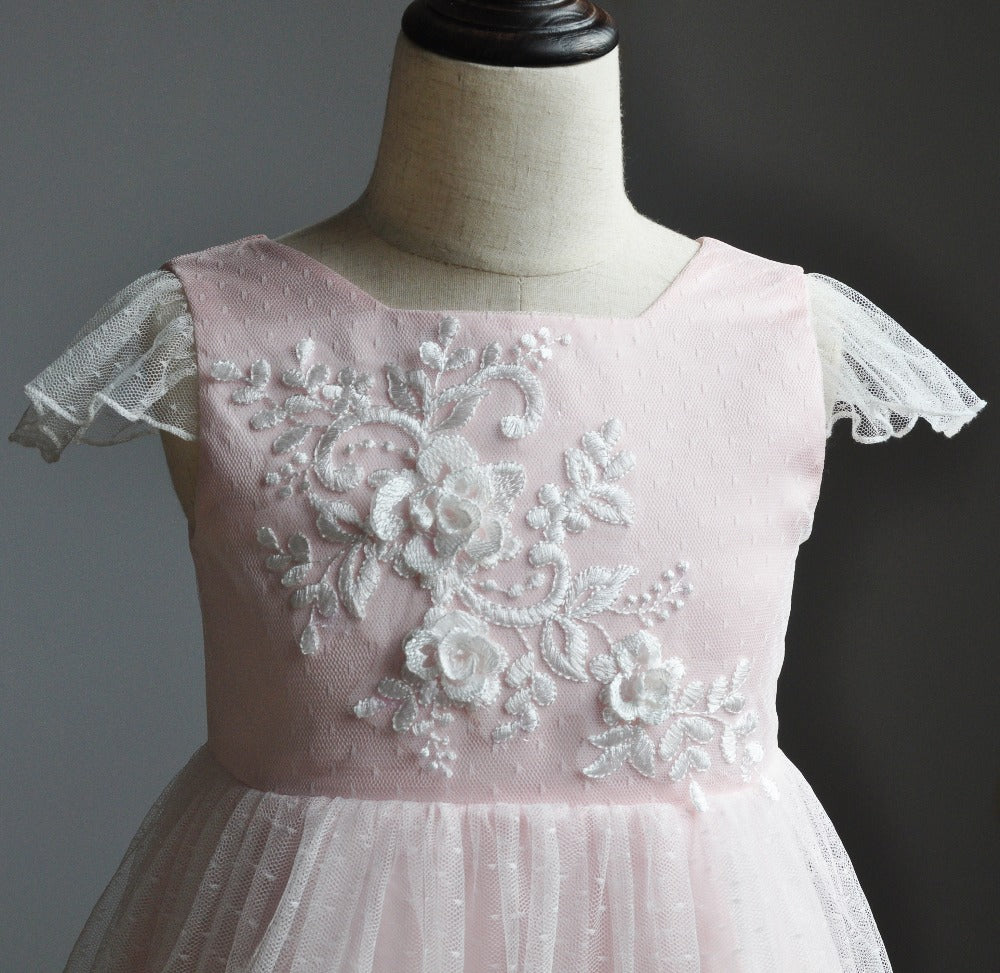 Flower Girl Dress for Girls - Princess Gown Outfit - - dress