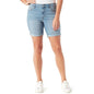 Vintage America Blues Womens Cuffed Bermuda Shorts - Plus Size Magnolia Wash 26 Plus - shorts