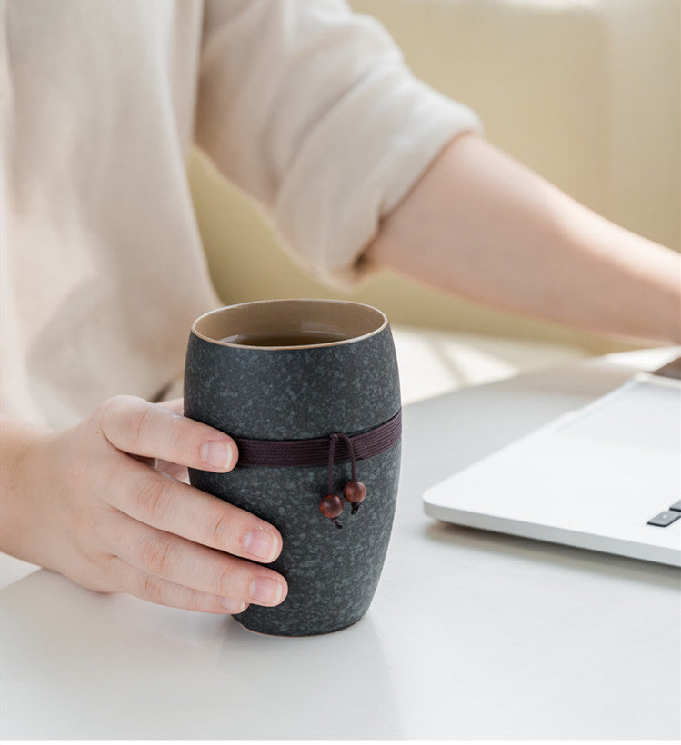 Porcelain Kung Fu Tea Cup with Filter - - Mug