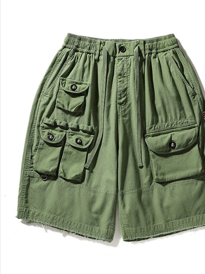 Men's Multi Pockets Shorts - -
