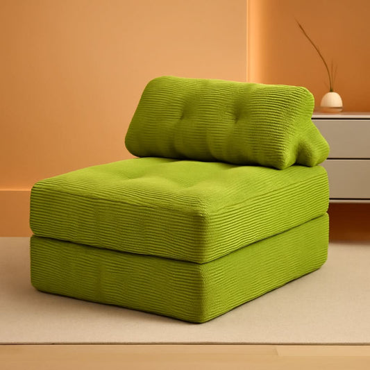 Emerald Convertible Sleeper Sofa Bed With Backrest - - Sleeper