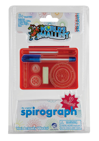 Worlds Smallest The Original Spirograph With 6 wheels - - game