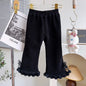 Girls Straight Pants black