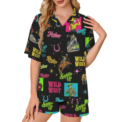 Baha Ranch The Last Roundup Short Pajama Set - - Sleepwear
