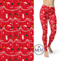Christmas Who Decorations Leggings with Pockets - 2X-4X = TC - Apparel