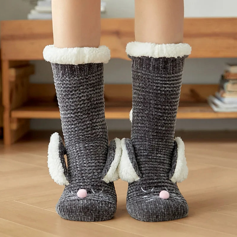 Warm Cozy Fuzzy Fluffy Cozy Socks Non Slip Floor Socks Thick Thermal Socks